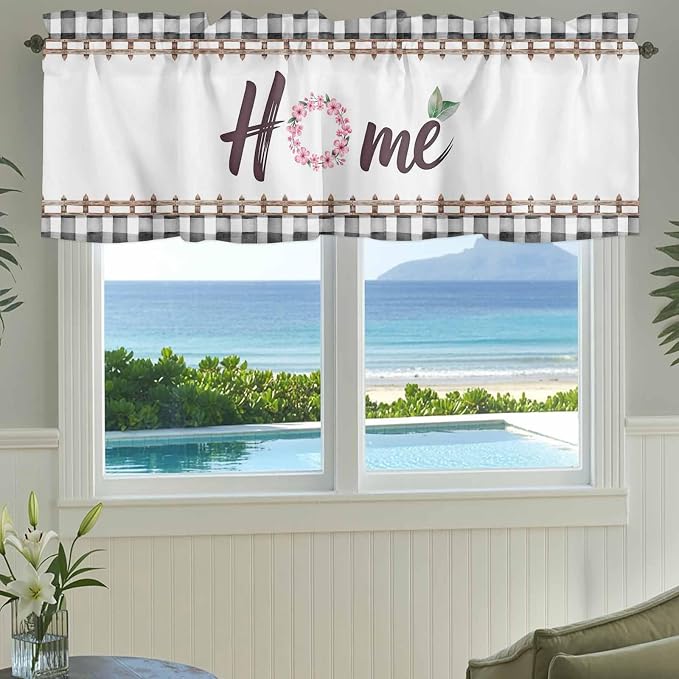 Spring Flowers Curtain Valances