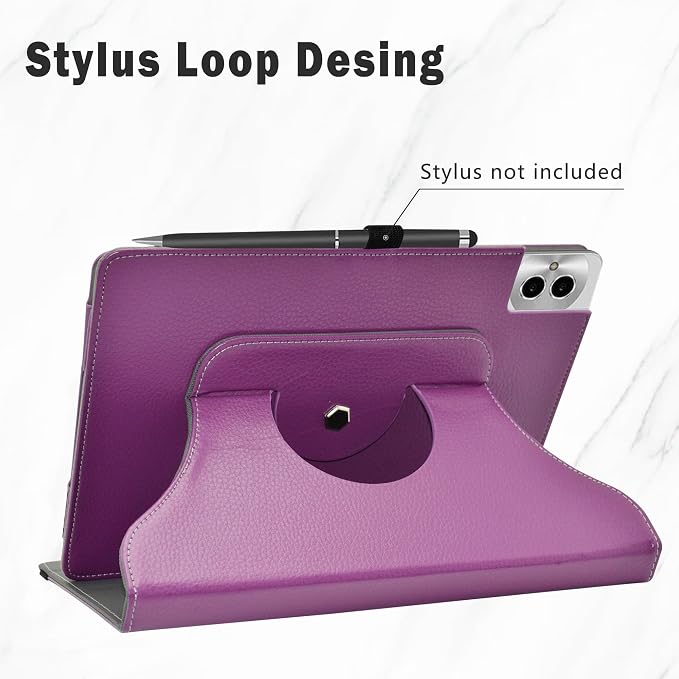 LiuShan Compatible with Boost Celero 5G Tab Case360 Degree Rotation Stand PU Cover for Boost Celero 5G Tab 11 Inch Tablet（Not Fit Other TabletBlack