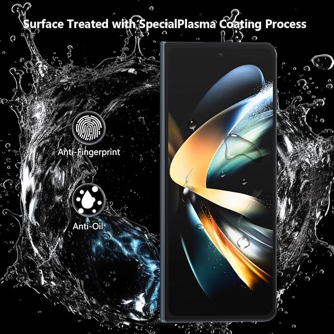 for iPhone 17 Pro Max Back Screen Protector Flexible Film Not Glass with Camera Lens Protector 2+2 Pack Self-Healing Anti Scratch HD Clear Soft TPU Protective Hydrogel Film