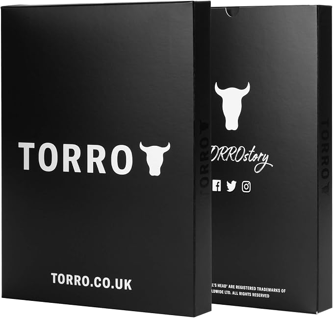 TORRO Case Compatible with iPad mini 7/6 – Genuine Leather iPad mini 7th / 6th Generation (2024/2021) Cover with Stand Function Apple Pencil Connectivity and Wake Sleep Function (Black)