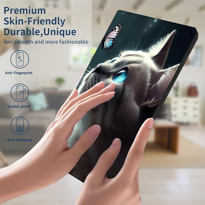 Slim Case for Amazon Kindle Fire Max 11 Case (13th Generation 2023 Release) 11 PU Leather Folio Stand Adjustable Smart Cover with Auto Wake/Sleep for Kindle Fire 11 TabletA American Flag Skull