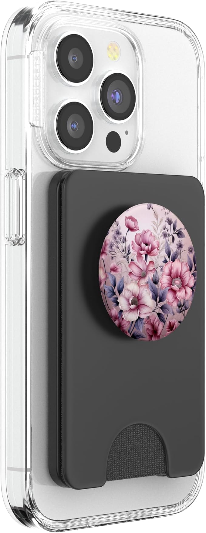 Vintage Pink Wildflower Flower Lover Tropical Garden PopSockets PopGrip for MagSafe
