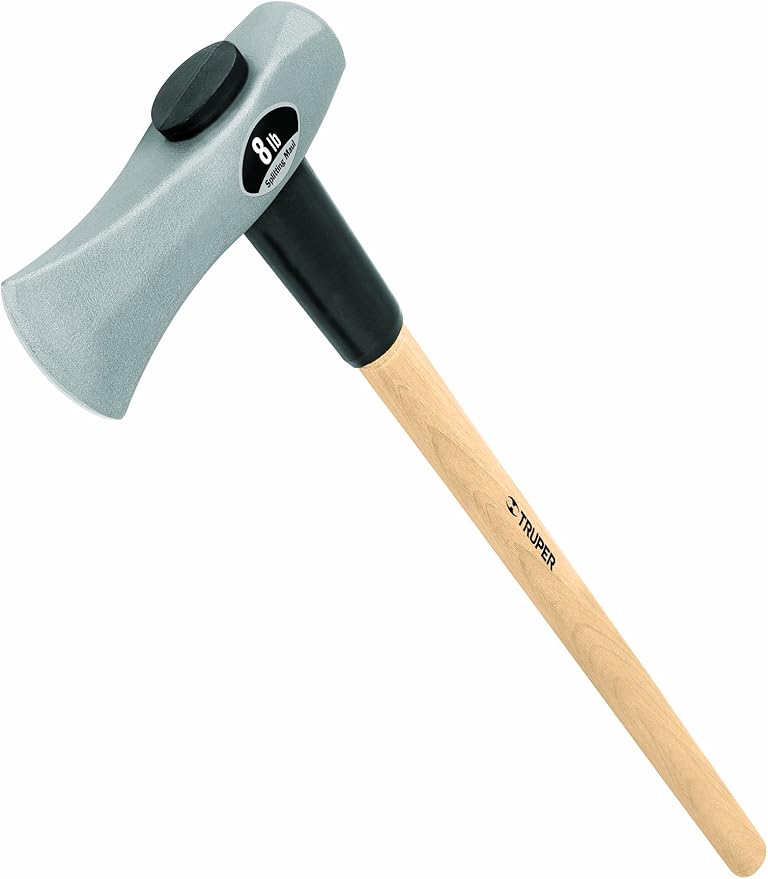Truper 30956 8-Pound 36-Inch Splitting Maul, Sledge Eye, 36-Inch Hickory Handle