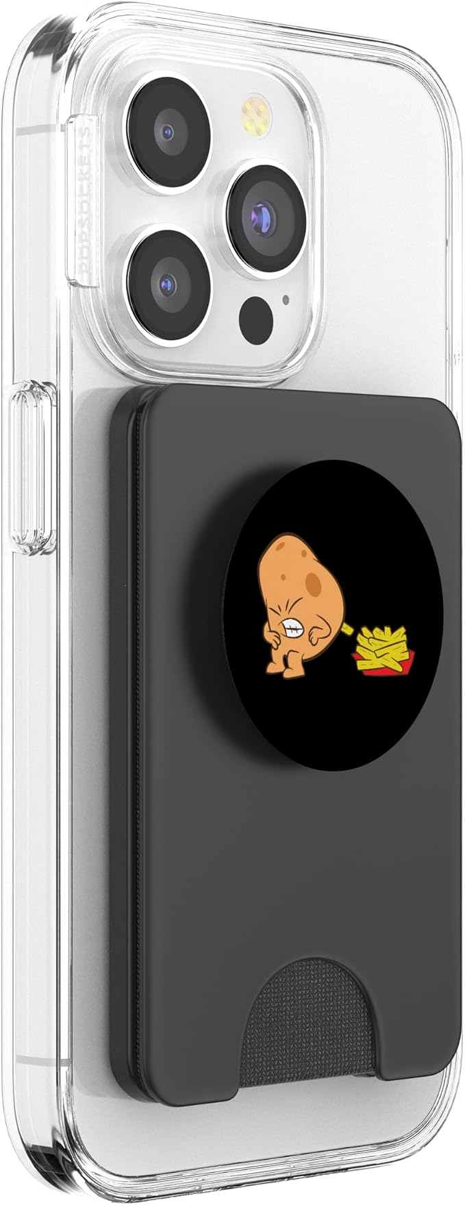 Funny Potato and French Fries PopSockets Adhesive PopGrip