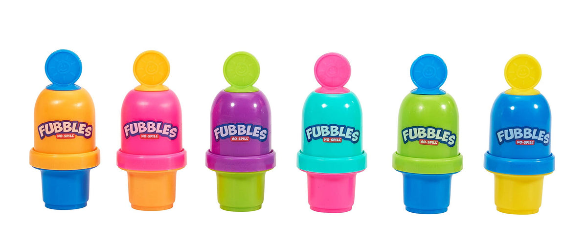 Little Kids Fubbles No-Spill Mini Bubble Tumbler (3 Pack), Multi (99630)