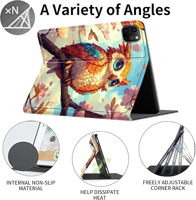 Case for iPad (A16) 11th Generation 11 Inch (2025)/ iPad 10th Generation 10.9 inch 2022Slim PU Leather Smart Cases Covers with Auto Wake/Sleep-Beast Roared