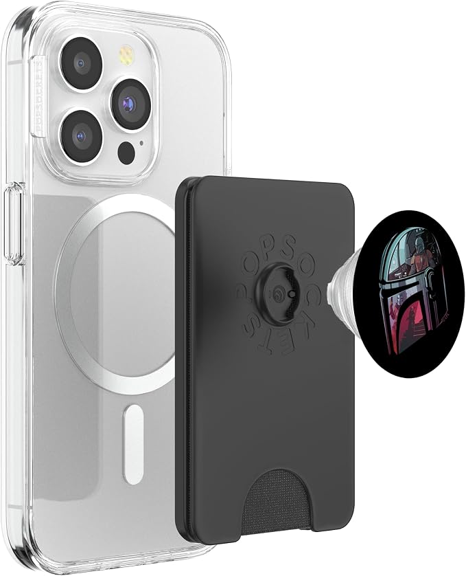 Star Wars The Mandalorian Helmet Reflection PopSockets Adhesive PopGrip