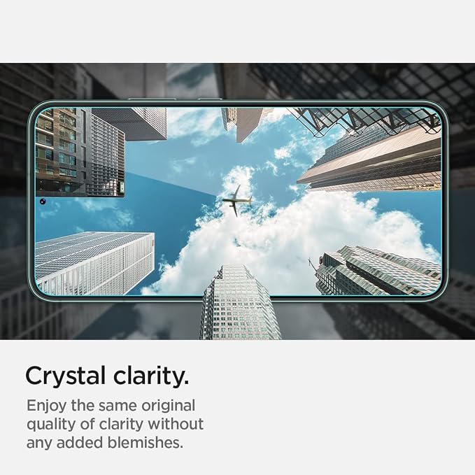 Spigen GlasTR EZ FIT Tempered Glass Screen Protector for Galaxy S22 Plus | 9H Hardness Tempered Glass Easy Installation Kit Case-Friendly Crystal Clear Touch Responsive Oleophobic Coating