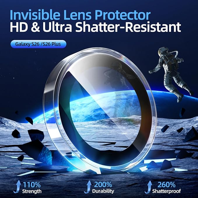 X-it Camera Lens Protector for Samsung S25 9H Tempered Glass Independent Metal Aluminum Edge Original Protection Design Suitable for Phone Case Anti-scratch Anti-reflectiveBlue
