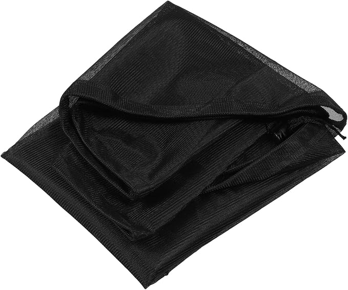 Rain Mesh Cover, Mesh Cover for Rain Barrels, Drawstring Leaf Filter Water