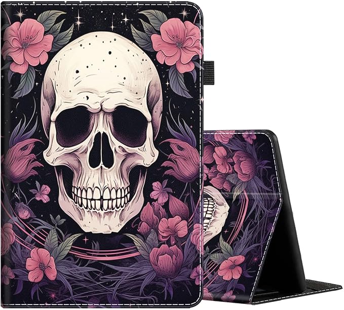 Case Fits Amazon Kindle Fire HD 8 &amp 8 Plus Tablet (12th Generation/10th Generation 2022/2020 Release) 8 Multi-Angle Smart Stand Cover Auto Sleep/Wake Space Corgi Dog