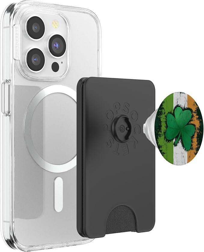 Distressed Irish Flag Shamrock Lucky Clover St Patricks PopSockets Adhesive PopGrip