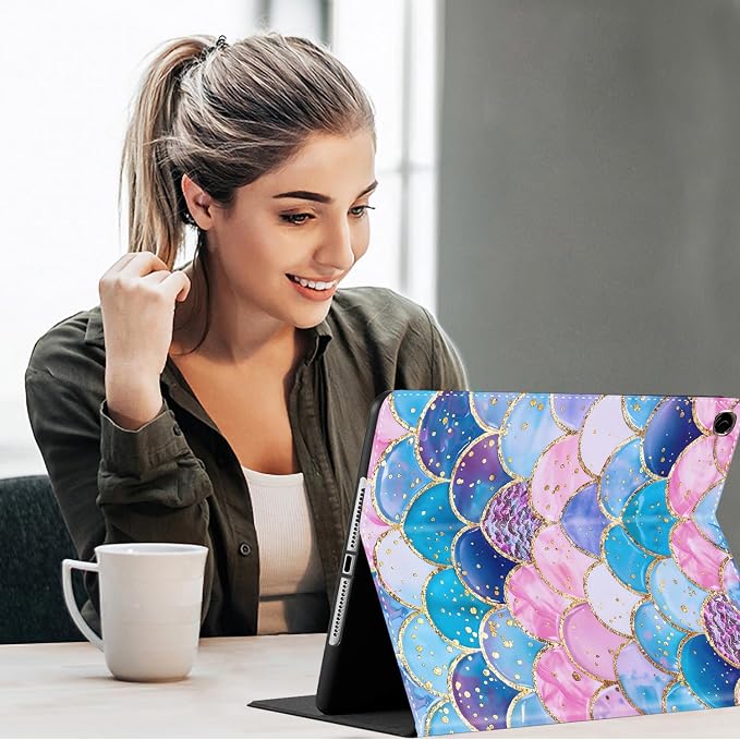 Case for New iPad (A16) 11th Generation 11 Inch 2025for iPad 10th Generation 2022 10.9 Inch Multi-Angle Stand Smart Cover Shockproof with Auto Wake/Sleep ，Starry Sky