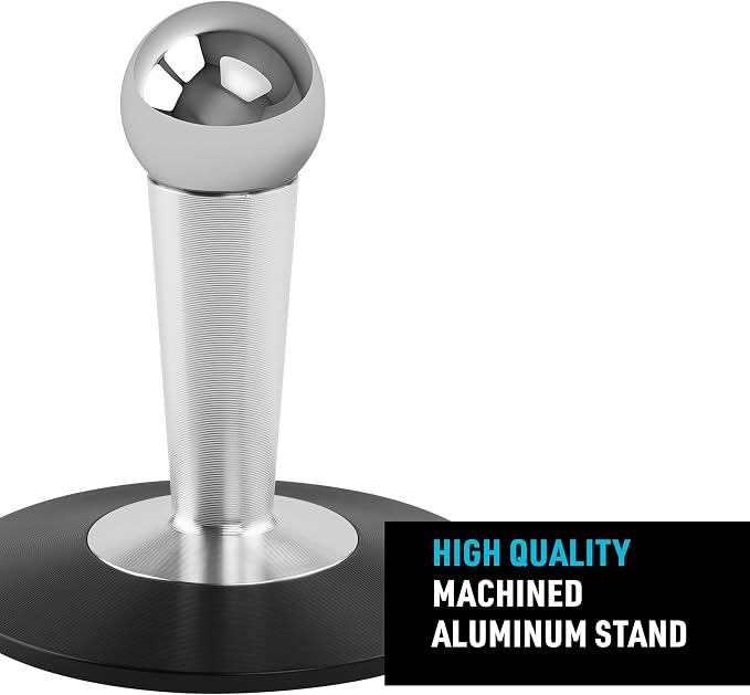 Nite Ize Steelie Pedestal Mount - Tabletop Stand Compatible with MagSafe iPhones &amp Tablets - Magnetic Desk Phone Mount - Phone Holder Accessories for Hands-Free Use &amp Adjustable Viewing