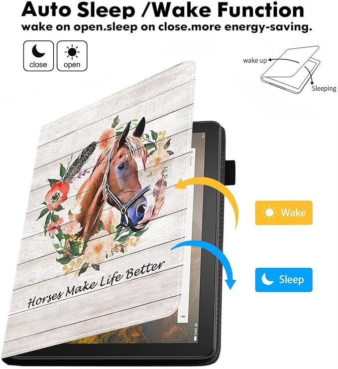Case for All-New Fire HD 10/Fire HD 10 Plus Tablet 10.1 (11th Gen 2021 Released) - Premium PU Leather Stand Cover with Auto Wake/Sleep - Bible Verse Proverbs 31:25
