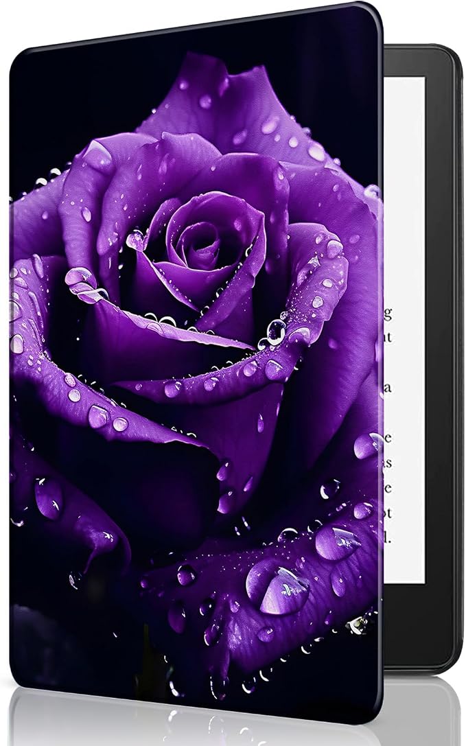 for 6 Kindle 2024 and 2022 (11th Generation) Case Slim Lightweight Smart Cover Case with Auto-Wake/Sleep for Kindle 2024Beach Starfish