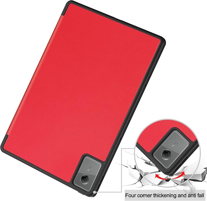 YRH for Idea Tab Pro 12.7 inch Case 2025 with Pen Holder Soft TPU Back Tablet Cover Case with Auto/Sleep (Black)