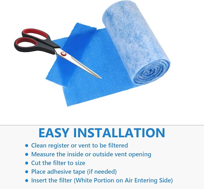 12x90 Inch Cut to Fit Air Filter Roll