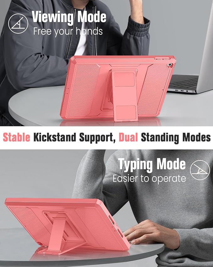 MoKo Shockproof Case Fit 2018/2017 iPad 9.7 6th/5th Generation Black | Heavy Duty Shockproof Full Body Rugged Hybrid Cover with Built-in Screen Protector for Apple iPad 9.7 Inch 2018/2017
