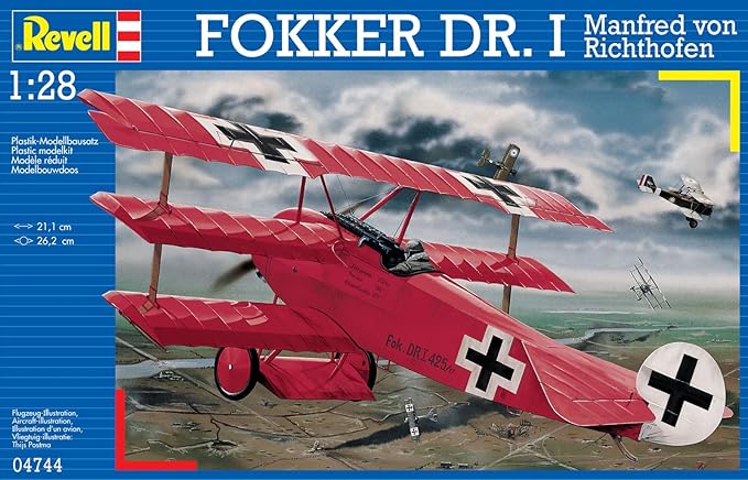 Revell of Germany Fokker Dr.1 'Richthofen' Model Kit