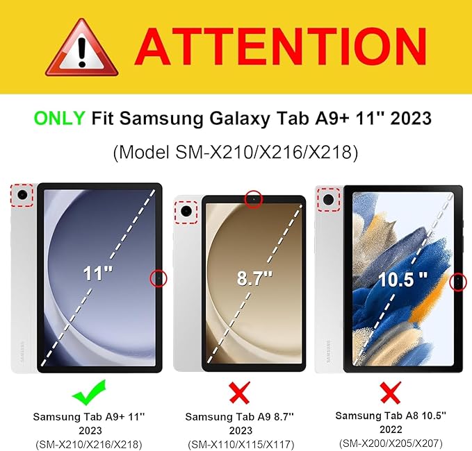 Case for Samsung Galaxy Tab A9 Plus 11 Inch 2023 Durable Shockproof Protective Cover for Samsung Tablet A9+ 11 / 10.9 (SM-X210/X216/X218)，Blue Dragon