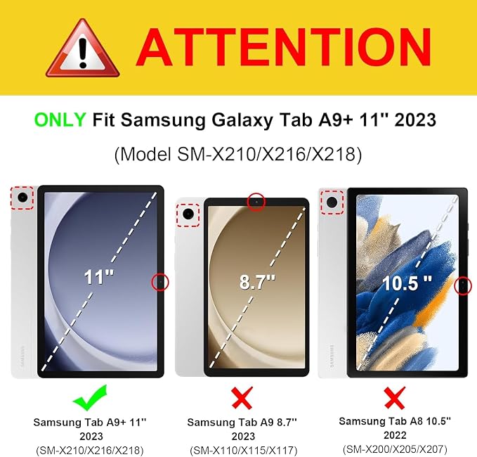 Case for Samsung Galaxy Tab A9 Plus 11 Inch 2023 Durable Shockproof Protective Cover for Samsung Tablet A9+ 11 / 10.9 (SM-X210/X216/X218)，Blue Dragon