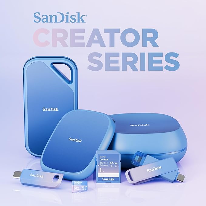 SanDisk 1TB Creator USB-C Flash Drive - Up to 400MB/s, USB Type-C – Compatible with Laptops and Tablets- 3 Months of Adobe Lightroom Included - SDCZ75C-1T00-G46