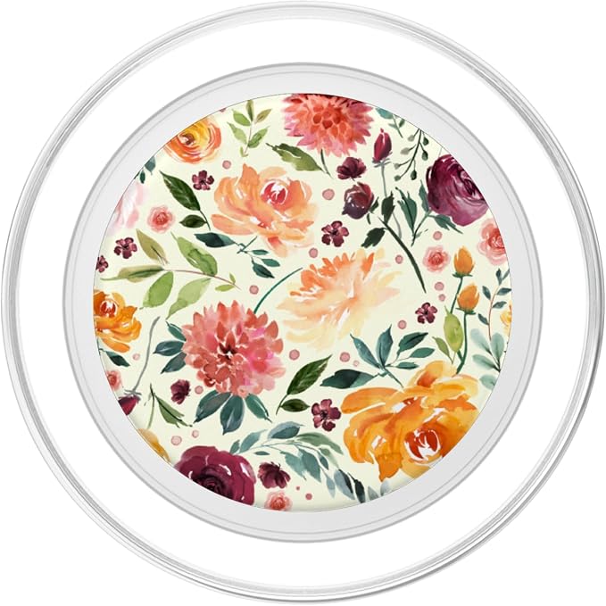 Watercolor Flower Garden Botanical Art PopSockets Adhesive PopGrip