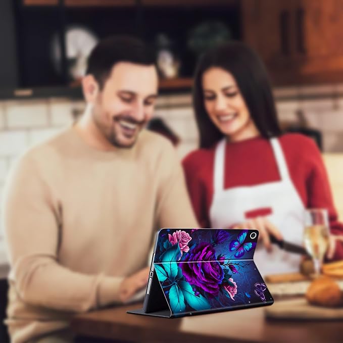 for All-New Fire HD 10 Tablet Case (13th Generation 10.1 inch 2023 Release) with Adjustable Stand &amp Auto Wake/Sleep Feature Smart Protect Cover Case - American Flag