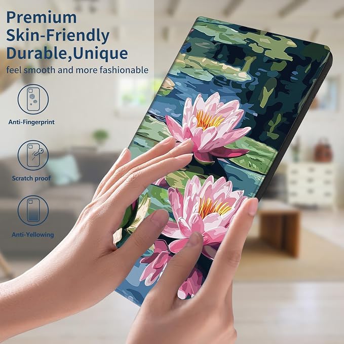 Slim Case for Samsung Galaxy Tab S11 5G 11 Inch (2025) PU Leather Tablet Cases Flip Folio Multi-Angle Viewing Stand Protective Smart Shell Cover with Auto Wake/Sleep A Crow Skull