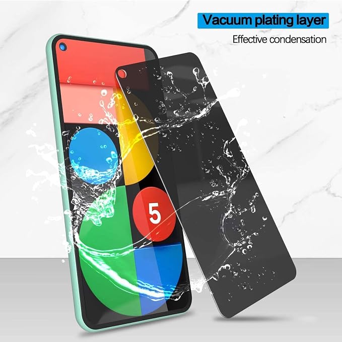 3 Pack Privacy Screen Protector for Google Pixel 4 9H Hardness [Anti-Scratch] Full Coverage Anti-Spy Tempered Glass Film for Google Pixel 4 [Don’t Support Fingerprint Unlock] | 9H Hardness Anti-Spy T