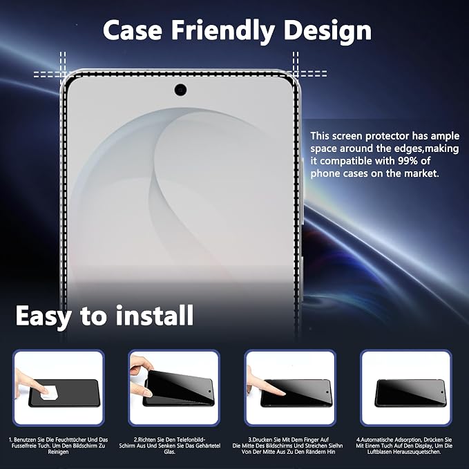for iPhone 17 Pro Max Back Screen Protector Flexible Film Not Glass with Camera Lens Protector 2+2 Pack Self-Healing Anti Scratch HD Clear Soft TPU Protective Hydrogel Film