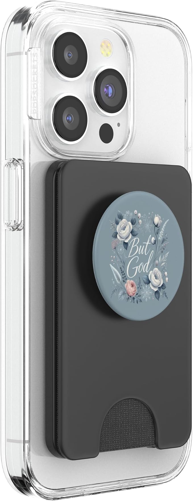 Religious But God Mobile Cell Finger Holder Phone Stand Gift PopSockets Adhesive PopGrip