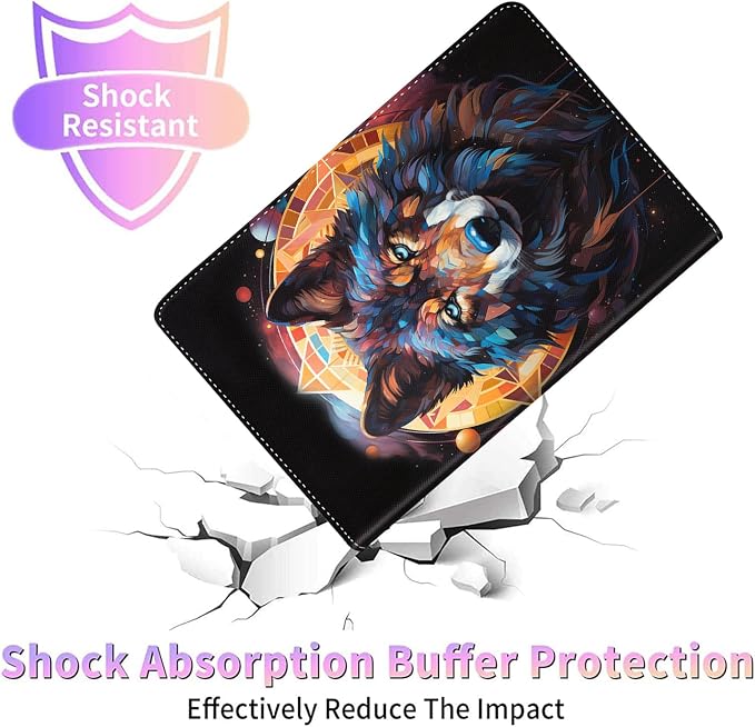 Case for iPad Pro 11 Inch 2022/2021/2020 (4th/3rd/2nd Gen) for iPad Air 5th / 4th Generation 10.9 Inch (2022/2020) Durable Shockproof Protective Cover，Black Woman Queen Afro Design