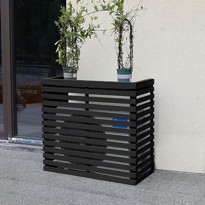 Wood Air Conditioner Fence Screen