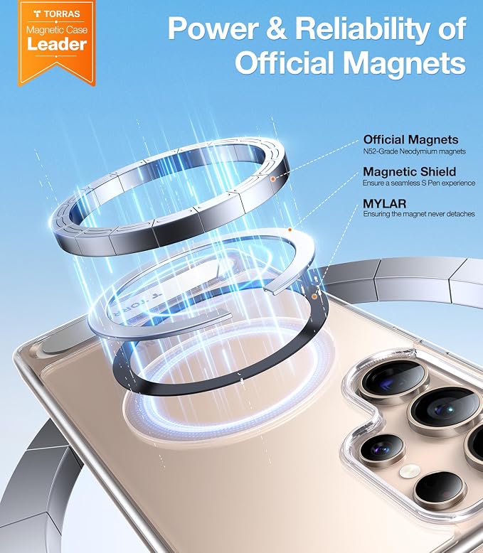 TORRAS PolarCircle Qi2 Mag-Safe Charger &amp Magnetic Case — Buy Together to Save 15%