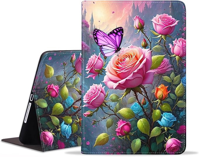 Case for iPad (A16) 11th Generation 11 Inch 2025/ iPad 10th Generation 10.9 Inch 2022 Slim PU Leather Cover Adjustable Stand with Auto Wake/Sleep Case African Women