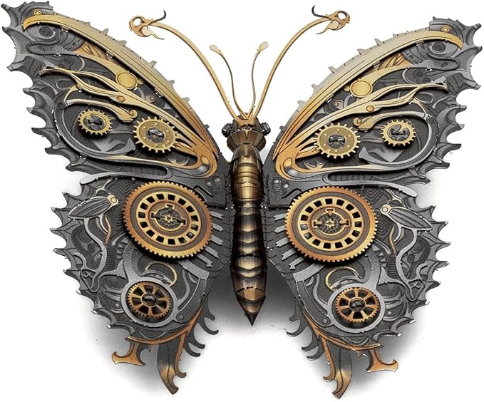 Metal Earth Steampunk Butterfly 3D Metal Model Kit Fascinations