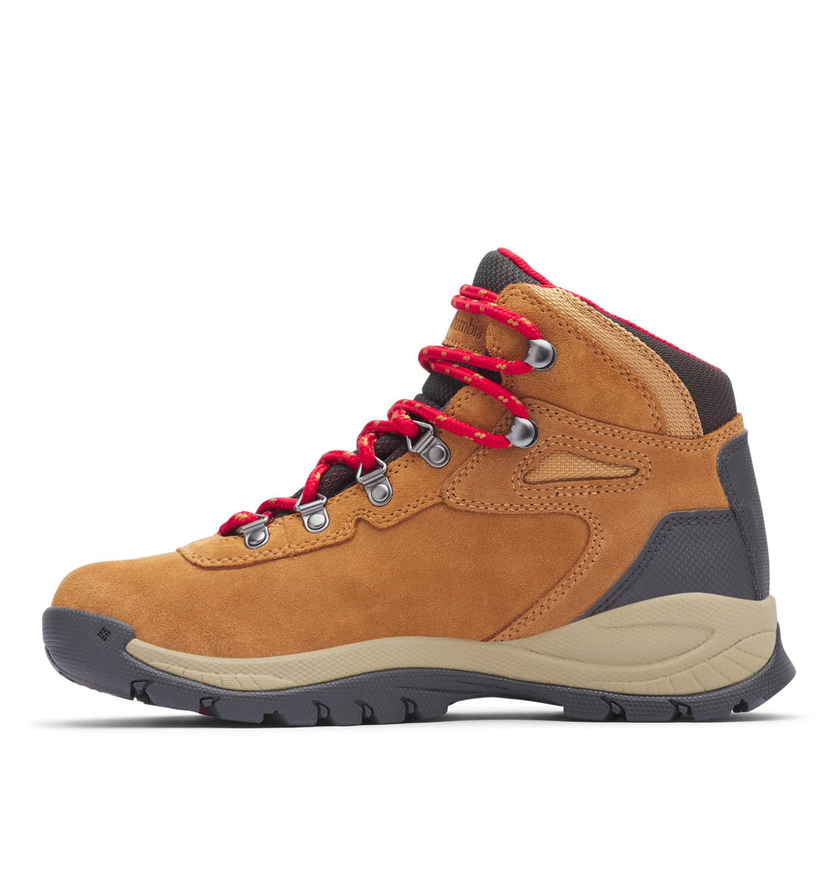 Columbia Women's Newton Ridge Plus Waterproof Amped, 2024 Elk/Mountain Red, 10