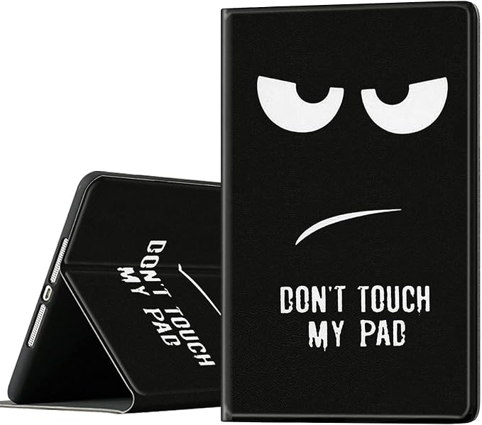 Compatible for ipad 9th Generation CaseDesign for 8th 7th Generation ipad case 10.2Present for Father Mother Daught Son FriendsAngryDo Not Touch My Pad