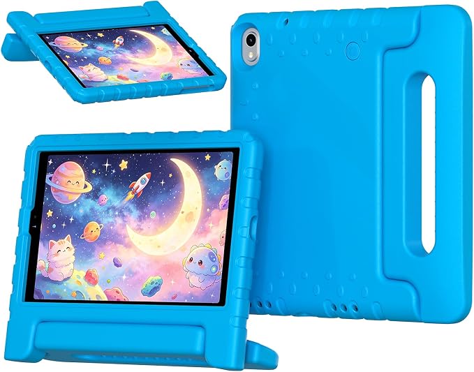 Kids Case for Onn 8 inch Tablet Case Gen 4 2024 (Model:100135923) | Foldable handle highly durable odorless and easy to install suitable for children's learning and play.