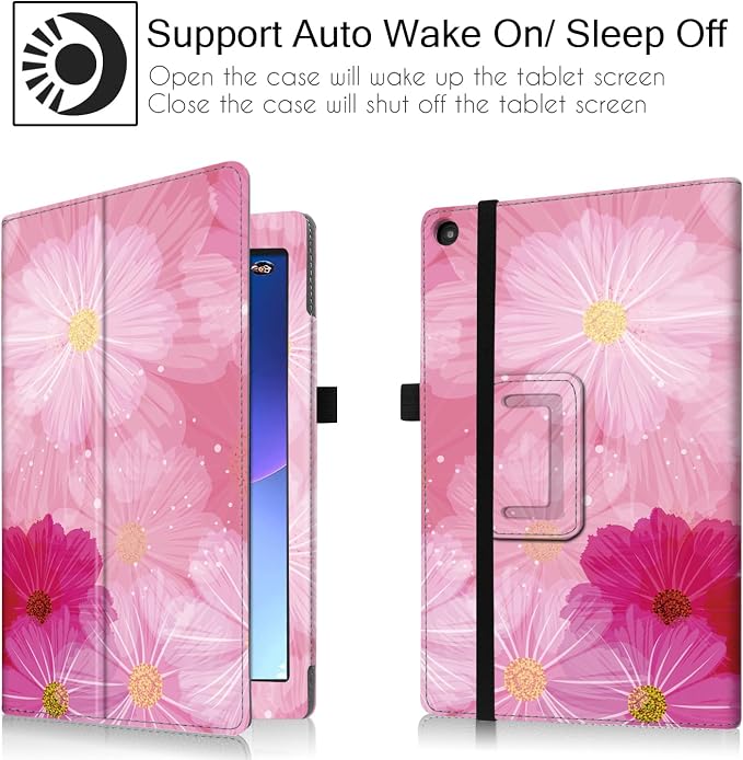 Folio Case for 10.1 Inch Previous Fire HD 10 Tablet | Famavala Stand Cover for [7th/9th Generation 2017/2019 Released] (BlueSky)