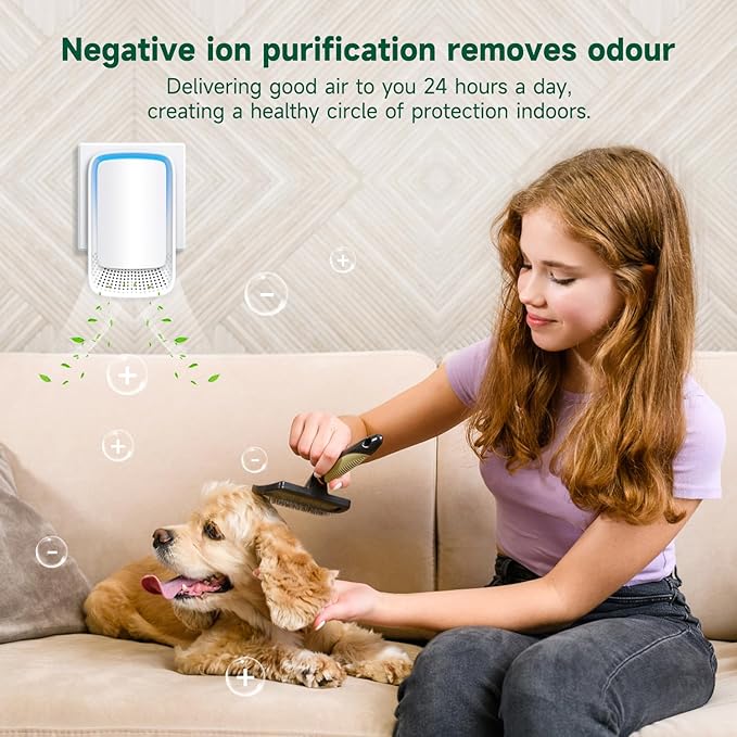 Air Ionizers for Home, Negative Ion Generator, Quiet Air Freshener for Bedroom