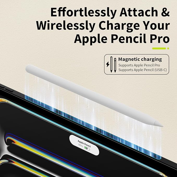 SwitchEasy CoverBuddy Lite for 2024 iPad Pro 11 - iPad Pro Case Compatible with Magic Keyboard for iPad Pro (M4) - White