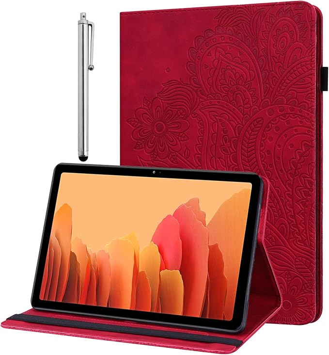 ALILANG Tablet Case for Samsung Galaxy Tab S2 9.7 inch (SM-T813/T815 /T819) with Stylus Multiple Viewing Angles Premium PU Leather Stand Cover Galaxy Tab S2 9.7 Case-Brown