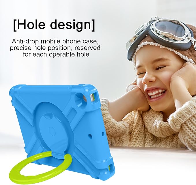 AKABEILA Compatible with Amazon Fire HD 8 2020/2022 Tablet Case，Rugged Kids Case with Stand Lightweight Shockproof Kids Friendly Tablet Cover Black