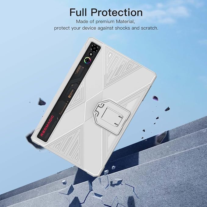 Case Cover for REDMAGIC Astra Gaming Tablet 9.06 inch Slim Soft TPU Protective Cover with Kickstand for REDMAGIC Gaming Tablet 3 Pro Anti-ScratchShockproofBlack