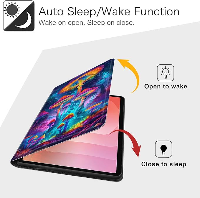 Case for Samsung Galaxy Tab A11 Plus 2026 &amp Galaxy Tab A9+ 11 Slim Smart Stand Cover with Auto Wake/Sleep Shockproof Protective Shell for Work &amp School Astronaut