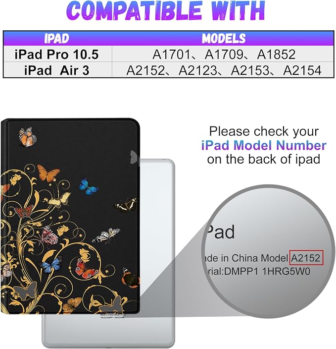 Uppuppy for iPad Air 3rd Generation Case for Apple iPad Pro 10.5 Inch Case Cute Kids Girls Women Girly Kawaii Teens Strawberry Pretty Unique Design Cover for iPad Air 3 Gen 2019 Pro 10.5 Cases