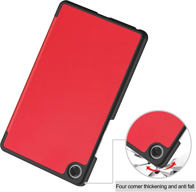 Smart Case for Lenovo Tab One / K9 8.7 Inch 2025 TB305XU/TB305FU Lightweight Trifold Stand Cover Auto Wake Sleep Blackish Green